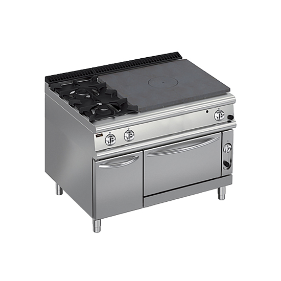 Плита со сплошной поверхностью газовая 900 серии Apach Chef Line LRSTG129R2FG