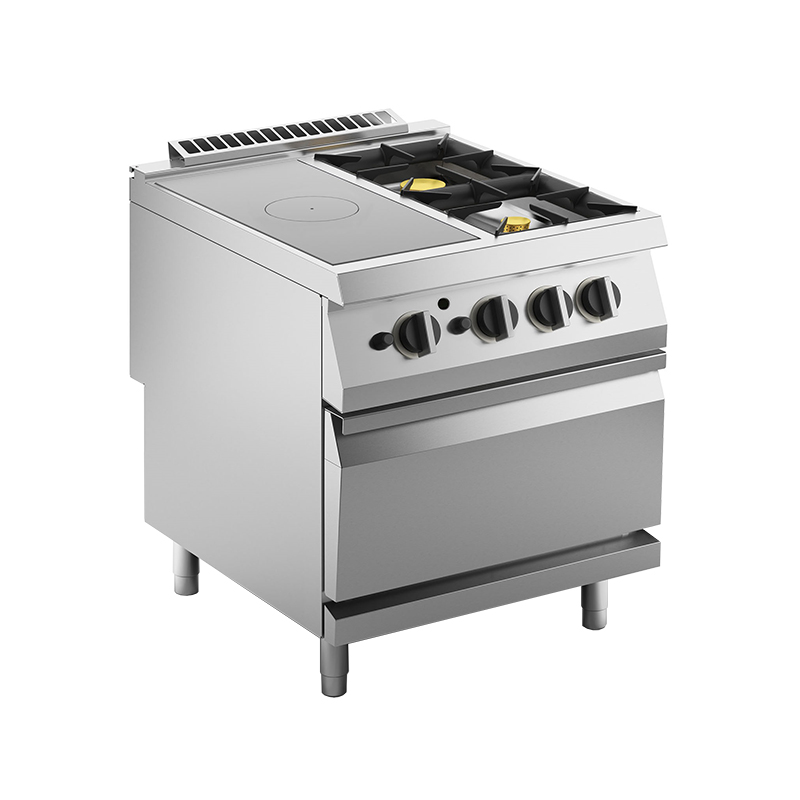 Плита со сплошной поверхностью газовая 700 серии Apach Chef Line SLRSTG87R2DXFG