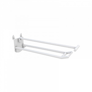 картинка Крючок двойной в картон с держателем под ценник длина 150 мм DOUBLE HOOK-PH-CR–150 EPG